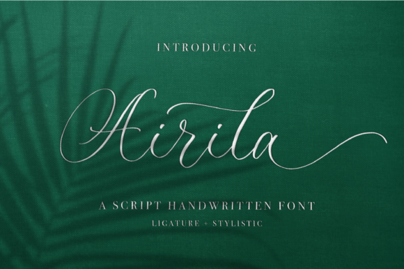 Airila: A Handwritten Font for Elegant Design