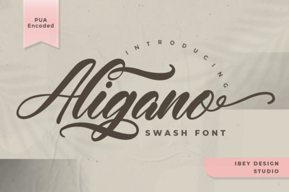 Aligano: A Script Font for Elegant Design