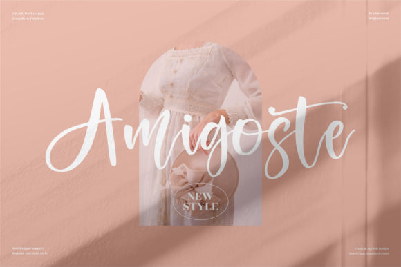 Amigoste Font: Elevating Brand Identity with Elegance