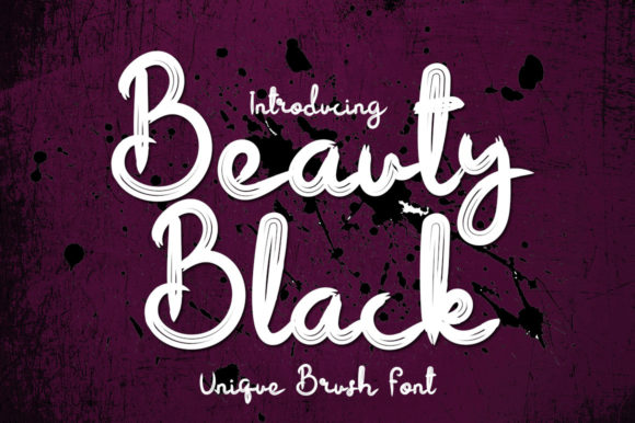 Beauty Black: A Refined Script for Elegant Design