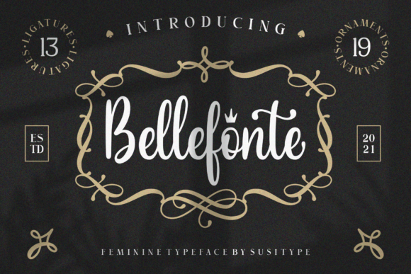 Bellefonte: Elegant Script Font
