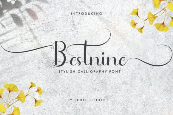Bestnine: A Script Font for Elegant Design