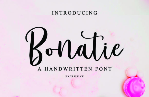Bonatie: A Script Font for Business Branding