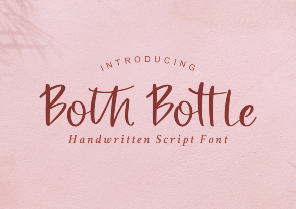 Both Bottle: A Script Font for Elegant Campaigns