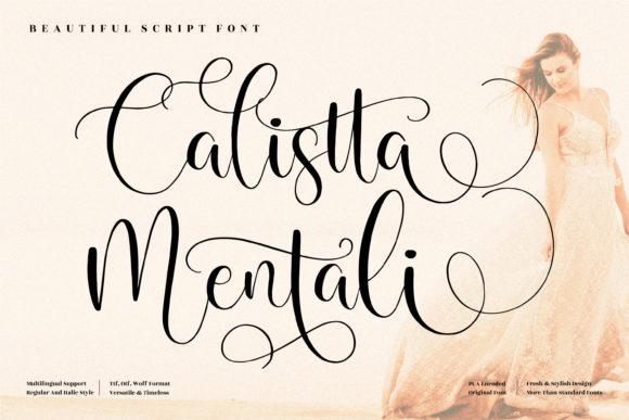 Calistta Mentali: A Script Font for Impact