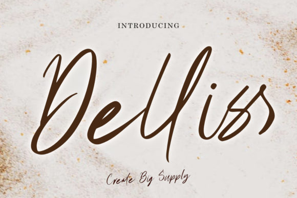 Delliss: A Script Font for Elegant Web Design