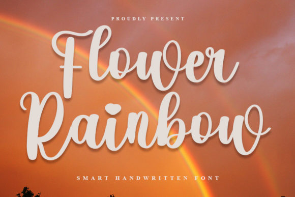 Flower Rainbow: A Playful Script Font
