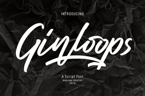 Ginloops: A Script Font for Web Design