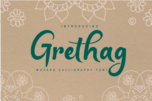 Grethag: A Refined Script Font for Web Design