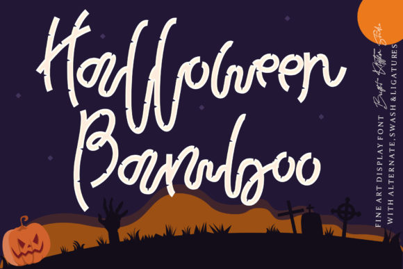Halloween Bamboo: A Playful Script Font for Memorable Branding