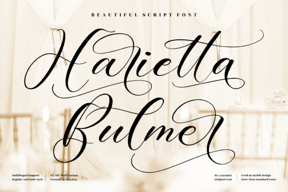 Harietta Bulmer: A Stylish Script for Campaigns
