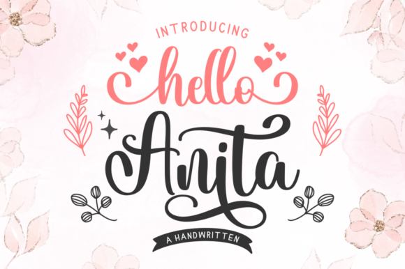 Hello Anita Font: Playful Script for Digital Marketing