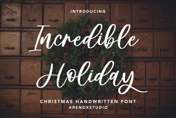 Incredible Holiday Font for Business