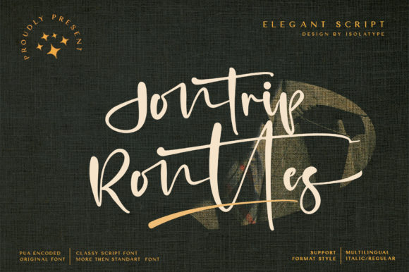 Jontrip Ronttes: A Script Font with Timeless Elegance for Branding Projects