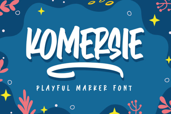 Komersie: A Script Font for Creative Makers