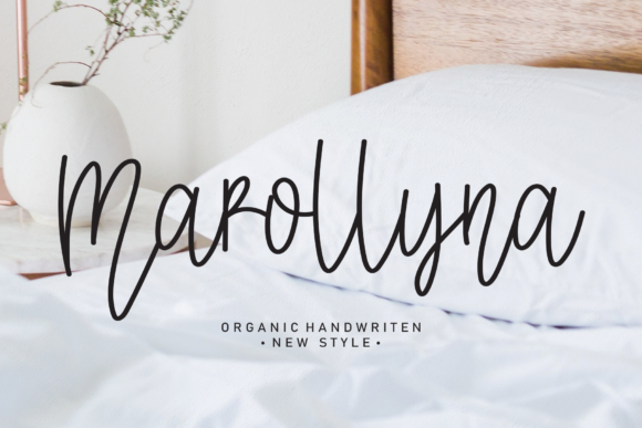 Marollyna: A Playful Script Font for Editorial Design