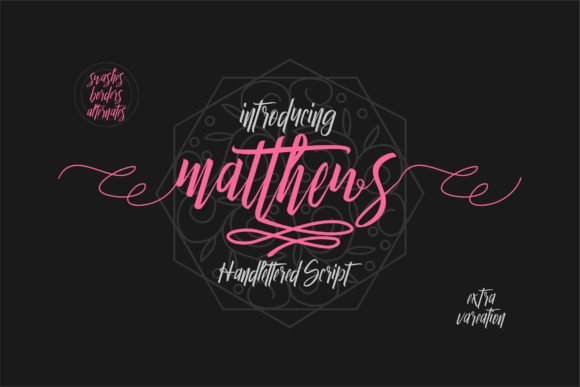 Matthews: A Script Font for Business Branding