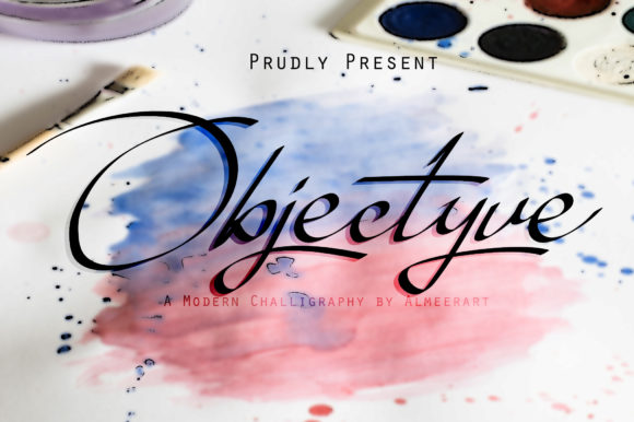 Objectyve: A Flowing Script Font for Elegant Design