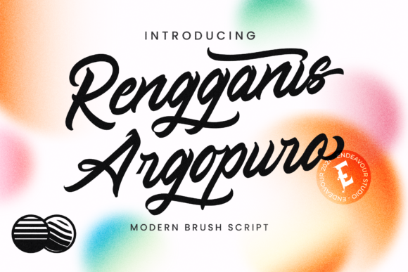 Rengganis Argopuro: A Script Font for Business Branding