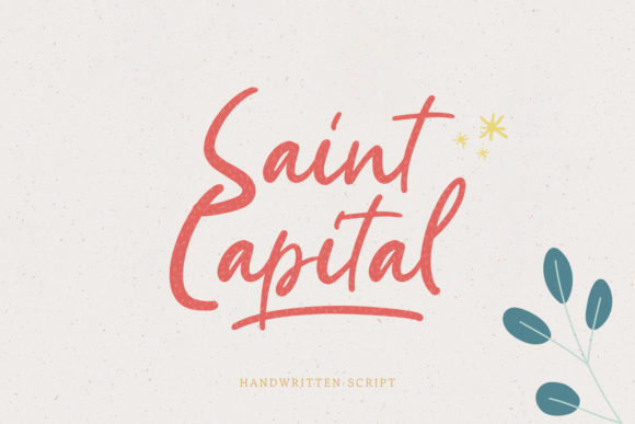 Saint Capital Font: Elegant Script for Creative Projects
