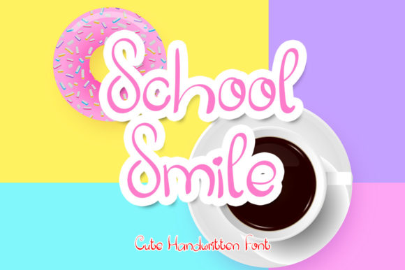 School Smile Font for Editorial Design