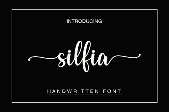 Silfia: A Playful Script Font