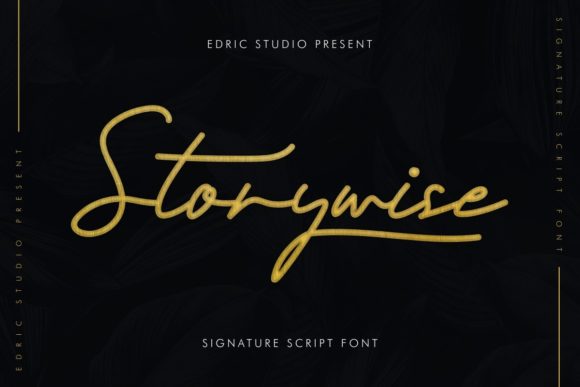 Storywise: A Script Font for Creative Makers