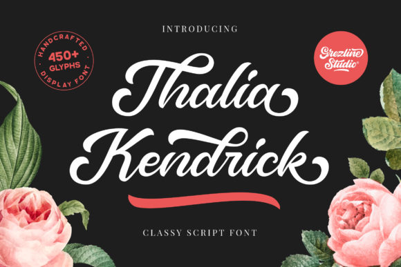 Thalia Kendrick Font for Creative Projects