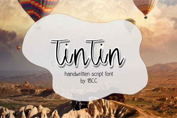 TinTin: A Refined Script Font