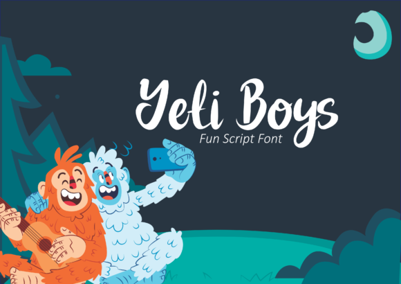 Yeti Boys: A Playful Script Font for Web Design